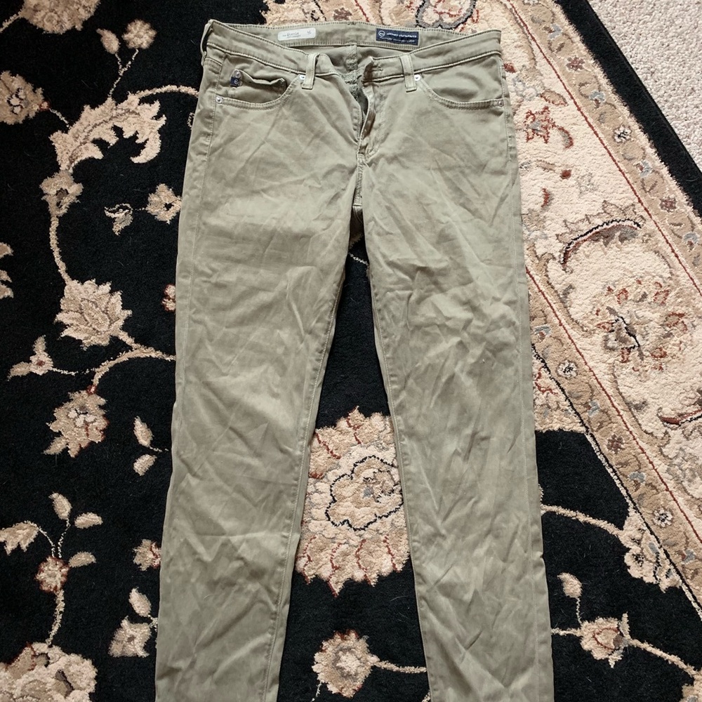 AG jeans army green pants